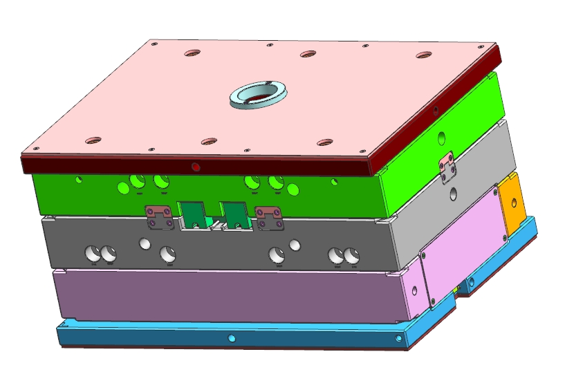 全3D设计汽车线束扎带模具